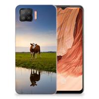 OPPO A73 4G | TPU Hoesje | Koe - thumbnail