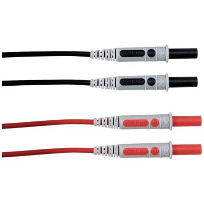 Chauvin Arnoux Meetsnoerenset 4mm-veiligheidsstekker 4mm-veiligheidsbus 1.5 m Rood, Zwart 1 set(s)