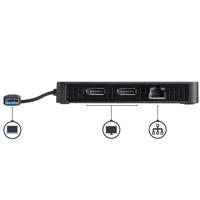 .com USB naar Dual DisplayPort - Mini dock - Mac & Windows - Dual 4K 60Hz - GbE - DisplayPort hub - Dual monitor docking station - thumbnail