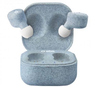 SBS TEOCNTWSBUDSB hoofdtelefoon/headset Hoofdtelefoons In-ear Micro-USB Bluetooth Blauw