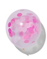 HEMA Confetti ballonnen - 6 stuks (roze) - thumbnail
