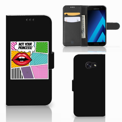 Samsung Galaxy A5 2017 | Wallet Case | met Pasjes | Popart Princess Samsung Galaxy A5 2017 | Wallet Case | met Pasjes | Popart Princess