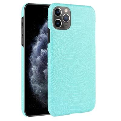 Voor iPhone 11 Pro schokbestendige krokodil textuur PC + PU geval (licht groen)