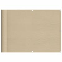 VidaXL Balkonscherm 75x700 cm 100% oxford polyester beige - thumbnail