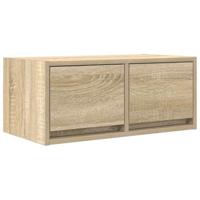 Tv-meubelen 2 st 60x31x25,5 cm bewerkt hout sonoma eikenkleurig - thumbnail