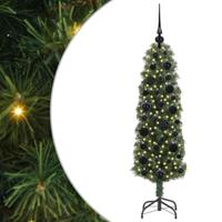 VidaXL Kunstkerstboom groen 120 cm pvc en staal en kunststof - thumbnail