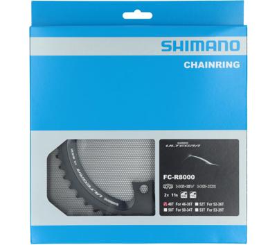 Kettingblad 46T Shimano Ultegra FC-R8000 (MT) 2x11 speed - zwart Kettingblad 46T Shimano Ultegra FC-R8000 (MT) 2x11 speed - zwart