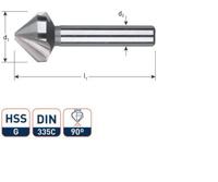 Rotec Verzinkfrees 90gr. 3-snijder 8,3mm - thumbnail