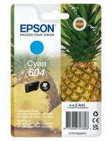 Originele inkt cartridge Epson 604 Cyaan - thumbnail
