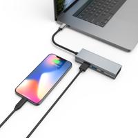 Hama 4 Port USB-C (USB 3.2 Gen 2) Multiport Hub grey - thumbnail