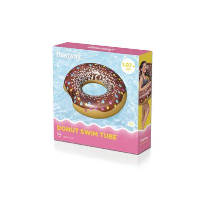 Bestway Opblaasbare Donut Kleur Assorti D107 cm +12 Jaar Strand en Zwembad 36118