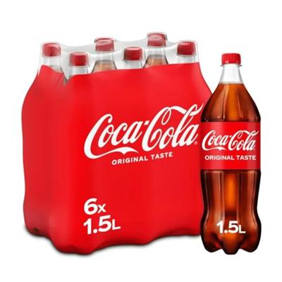 Coca-Cola frisdrank, fles van 1,5 l, pak van 6 stuks