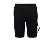 Shoeby slim fit sweatshort Hein zwart - thumbnail