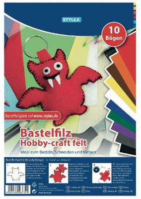 Stylex Knutsel Filt 20x30 cm 10 Stuks