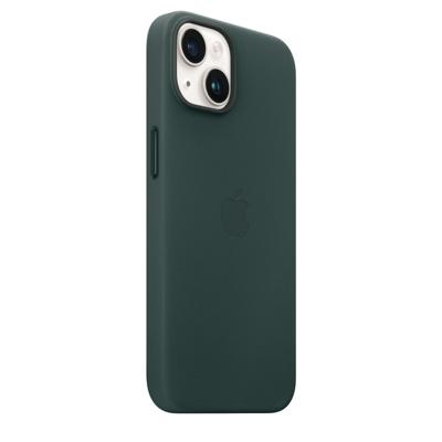 Apple Leather MagSafe Case iPhone 14 Forest Green