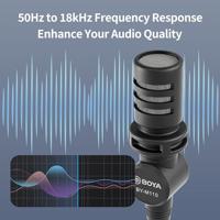 Boya mini condensator microfoon by-m110 voor 3,5mm trrs - thumbnail