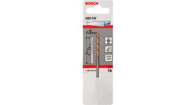 Bosch Accessories 2608596711 HSS Metaal-spiraalboor 6 mm Gezamenlijke lengte 93 mm TiN DIN 338 Cilinderschacht 1 stuk(s) Bosch Accessories 2608596711 HSS Metaal-spiraalboor 6 mm Gezamenlijke lengte 93 mm TiN DIN 338 Cilinderschacht 1 stuk(s)
