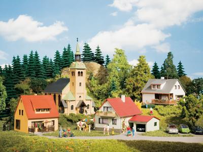 Auhagen 15201 H0, TT Startset dorp Waldkirchen