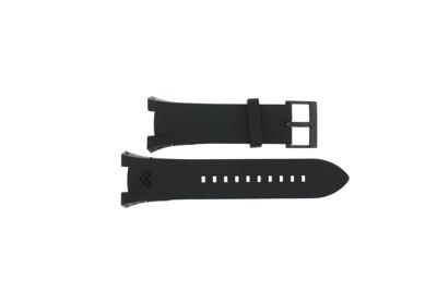 Horlogeband Armani AX1050 Silicoon Zwart 14mm Horlogeband Armani AX1050 Silicoon Zwart 14mm