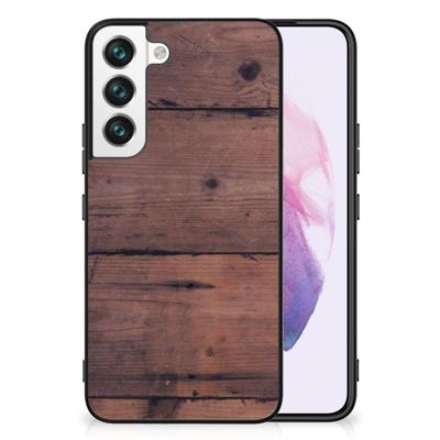 Samsung Galaxy S22 Houten Print Telefoonhoesje Old Wood Samsung Galaxy S22 Houten Print Telefoonhoesje Old Wood