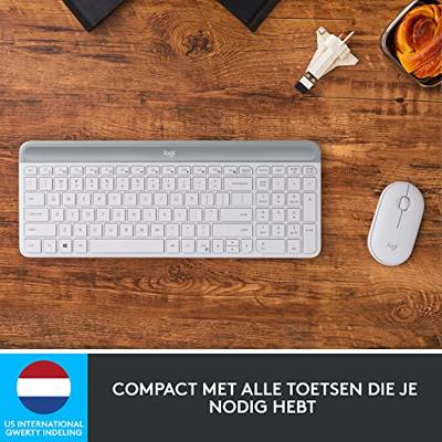 Logitech MK470 Slim Wireless Keyboard and Mouse Combo desktopset - thumbnail