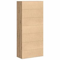 Hoogbord Artisan Eiken 80x35x180 cm Geengineerd Hout - thumbnail