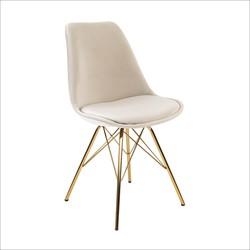 Kick kuipstoel Velvet - Champagne