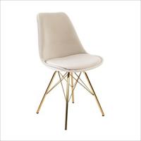 Kick kuipstoel Velvet - Champagne - thumbnail