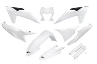UFO PLAST kappenset trim kit ufo ktm white - thumbnail