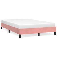 Bedframe fluweel roze 120x190 cm - thumbnail