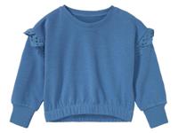 lupilu Meisjes sweater (122/128, Blauw) - thumbnail