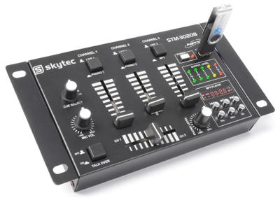 Skytec STM-3020B 6-kanaals mengpaneel met USB/MP3-speler budget Skytec STM-3020B 6-kanaals mengpaneel met USB/MP3-speler budget