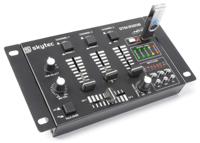 Skytec STM-3020B 6-kanaals mengpaneel met USB/MP3-speler budget - thumbnail