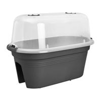 Elho green basics balcony grow set 55 living black - thumbnail