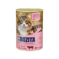 Bozita Cat Rind Natvoer voor katten, 6 x 400 g - thumbnail