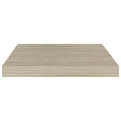 Wandschappen zwevend 4 st 40x23x3,8 cm MDF eikenkleurig - thumbnail
