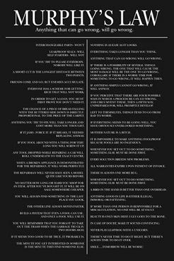 Pyramid Murphys Law Poster 61x91,5cm