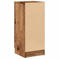 Dressoirs 2 st 30x30x70 cm bewerkt hout oud houtkleurig - thumbnail