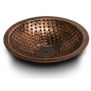 Vogelbad koperkleurig metaal Vogelbad koperkleurig metaal