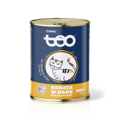 TEO Rich in poultry - nat kattenvoer - 850g