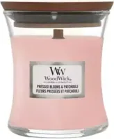 WoodWick pressed blooms & patchouli mini candle - thumbnail