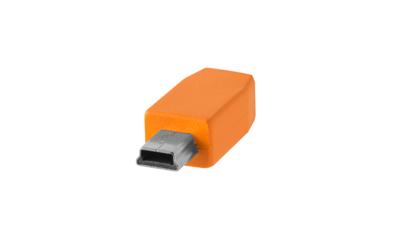 Tether Tools USB-kabel USB 2.0 USB-C stekker, USB-mini-B stekker 4.60 m Oranje CUC2415-ORG Tether Tools USB-kabel USB 2.0 USB-C stekker, USB-mini-B stekker 4.60 m Oranje CUC2415-ORG