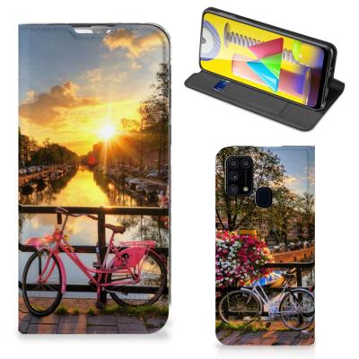 Samsung Galaxy M31 | Book Cover | Amsterdamse Grachten Samsung Galaxy M31 | Book Cover | Amsterdamse Grachten