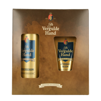 Vergulde Hand Geschenkverpakking scheerschuim en aftershave 1 Set - thumbnail