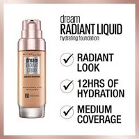 Maybelline Dream Radiant Liquid - 48 Sun Beige - Foundation Geschikt voor de Droge Huid met Hyaluronzuur - 30 ml - thumbnail