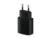 Samsung oplader met kabel 1m usb c 25w zwart - thumbnail