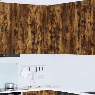 Keukenkast Kalmar Gerookt eiken 57 x 57 x 100 cm Bewerkt hout