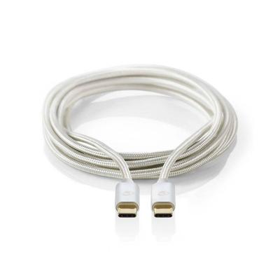Nedis USB-Kabel | USB 3.2 Gen 2 | USB-C Male naar USB-C Male | 10 Gbps | 1 m | 1 stuks - CCTB64750AL10 CCTB64750AL10 Nedis USB-Kabel | USB 3.2 Gen 2 | USB-C Male naar USB-C Male | 10 Gbps | 1 m | 1 stuks - CCTB64750AL10 CCTB64750AL10