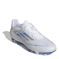 Voetbalschoenen Volwassenen Adidas F50 Club Fg/Mg Wit Schoenmaat 43 1/3 - thumbnail