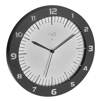 TFA Dostmann 60.3553.10 Wandklok Zendergestuurd 303 mm x 45 mm x 303 mm Grijs Groot display
